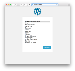 Wordpress Setup Wizard